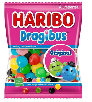 Haribo dragibus - 120g bag – Master Sugar